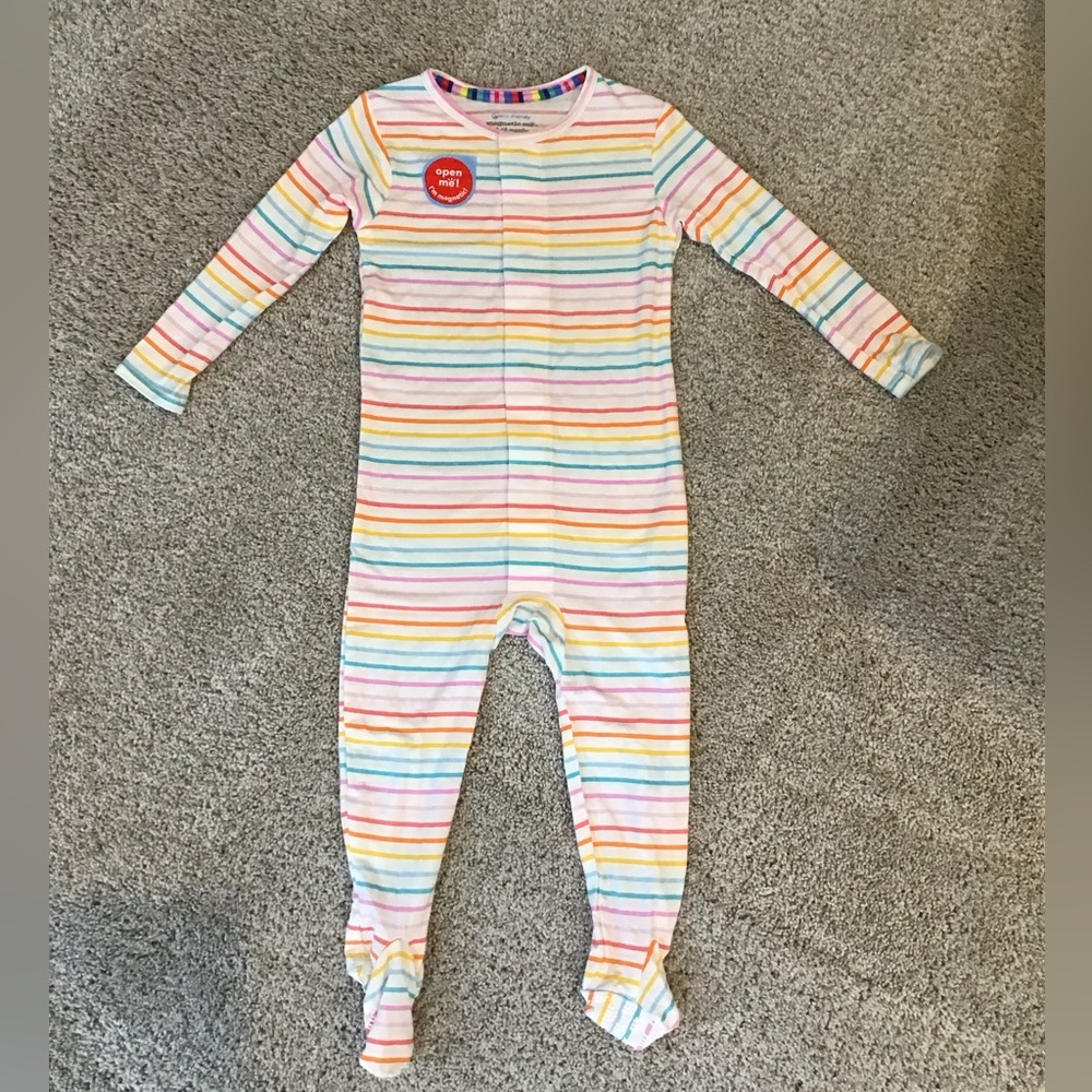 SOLD MAGNETIC ME Stripe Footie Pajamas 🆕